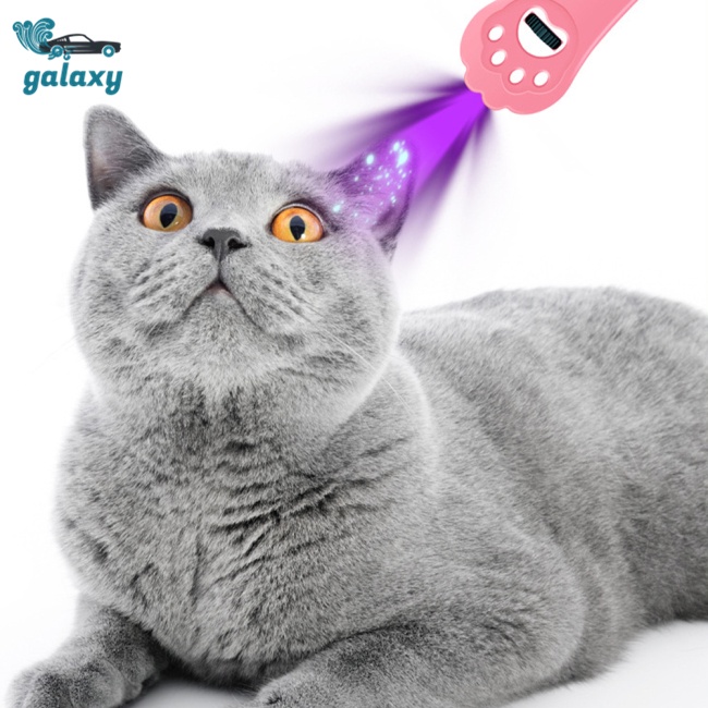 Galaxy Lược Chải Lông Huấn Luyện Thú Cưng 5 Họa Tiết Có Đèn Hồng Ngoại Sạc Usb Đa Năng