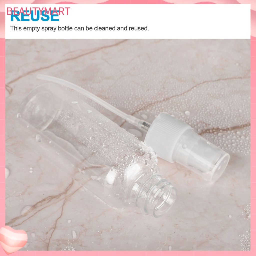 Set 10 / 5 Lọ Đựng Dung Dịch Mỹ Phẩm 60ml Chống Rò Rỉ Có Thể Tái Sử Dụng