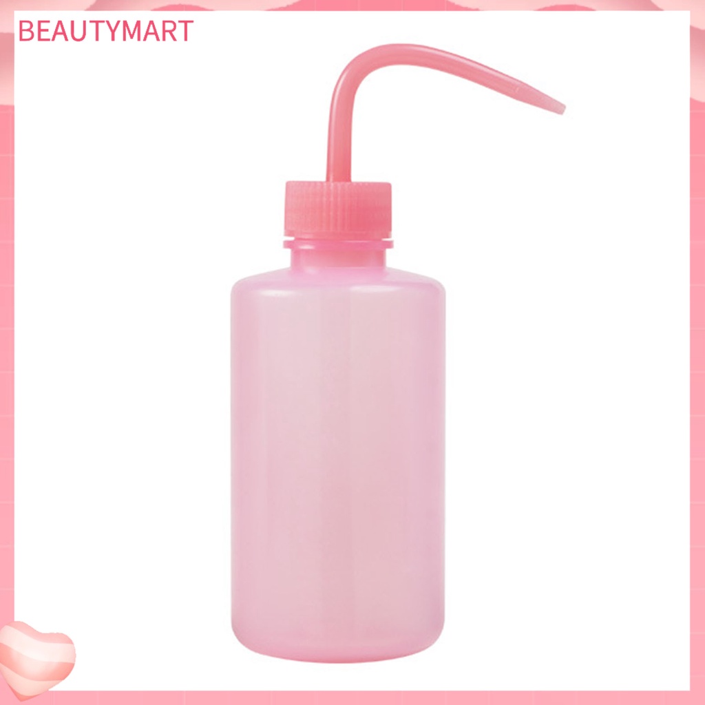 Bình Đựng Nước Rửa Lông Mi 250 / 500ml Bằng Nhựa PP Trong Suốt Chống Rò Rỉ Tiện Dụng