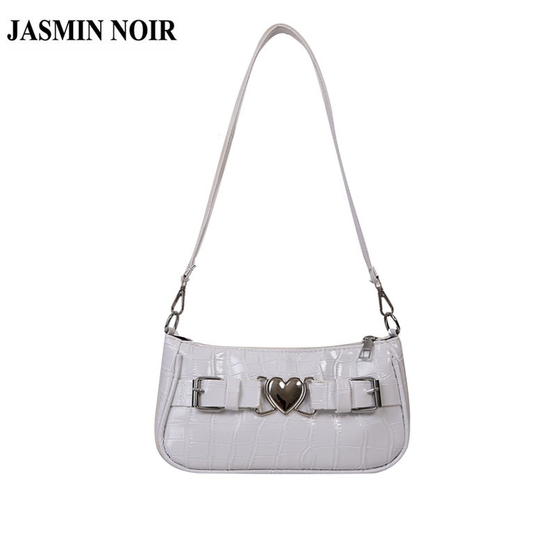 Túi Xách JASMIN NOIR Da PU Vân Cá Sấu Thời Trang Cho Nữ