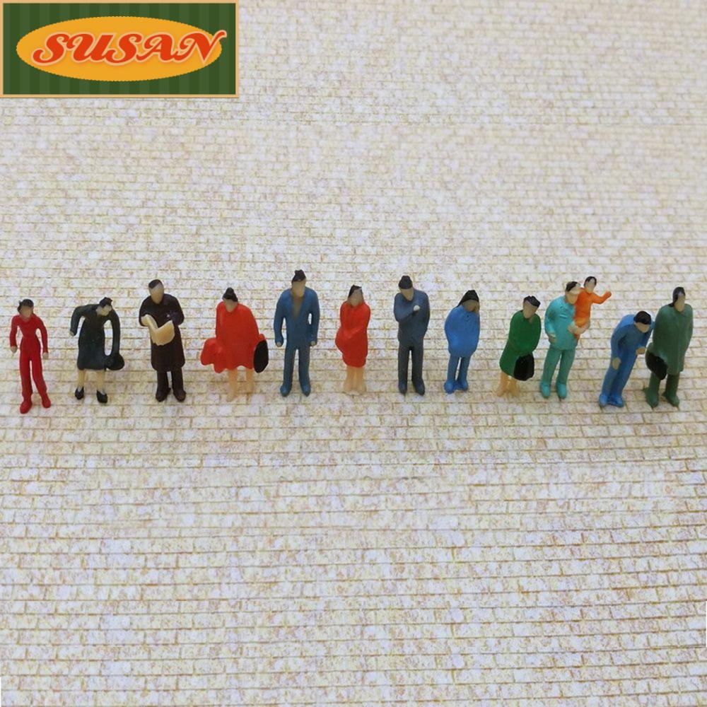 SUSANS Set 12 Mô Hình Người Tỉ Lệ 1: 87 Nhiều Màu Sắc