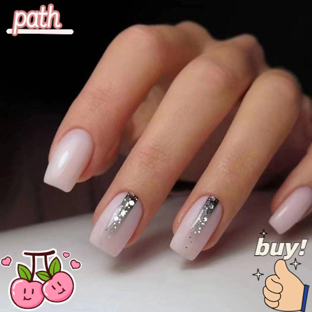 PATH Set 24 Móng Tay Giả Họa Tiết Da Báo