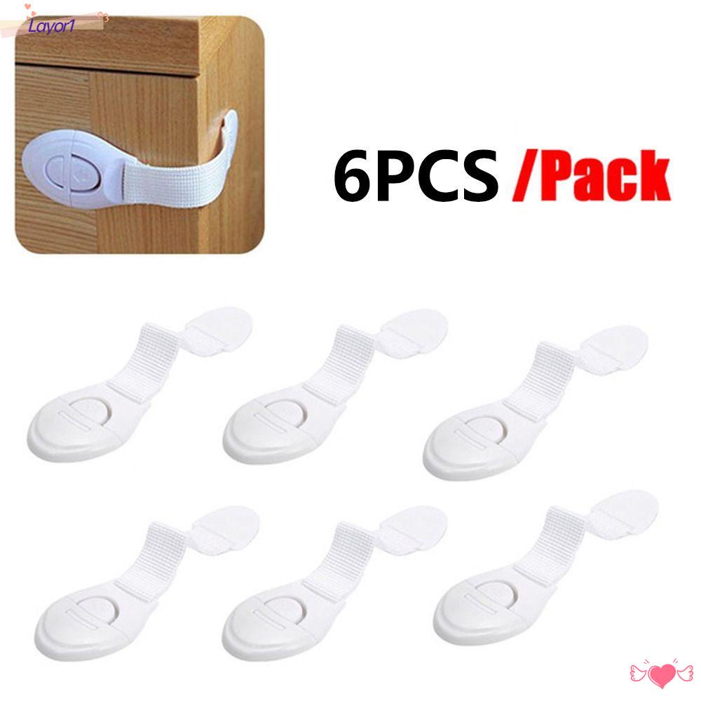 LAYOR1 Set 6 Dây Khóa Tủ An Toàn Cho Bé