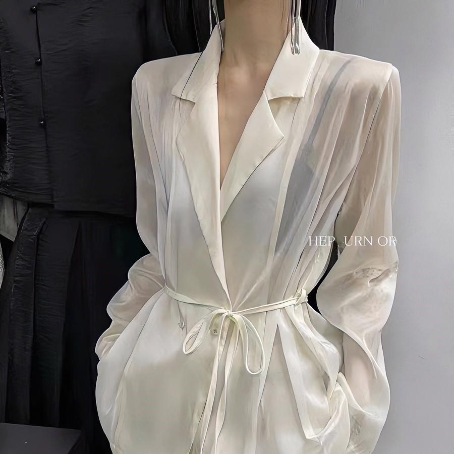 Áo Khoác Blazer Dáng Rộng Thiết Kế Mới Xinh Xắn Thời Trang Dành Cho Nữ