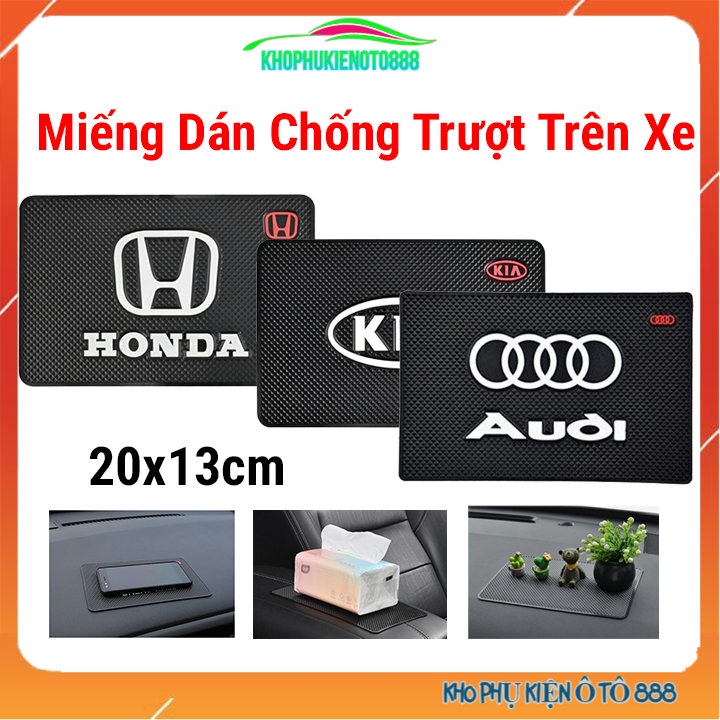 Miếng Dán Chống Trượt Điện Thoại Cao Cấp Logo Các Hãng Xe