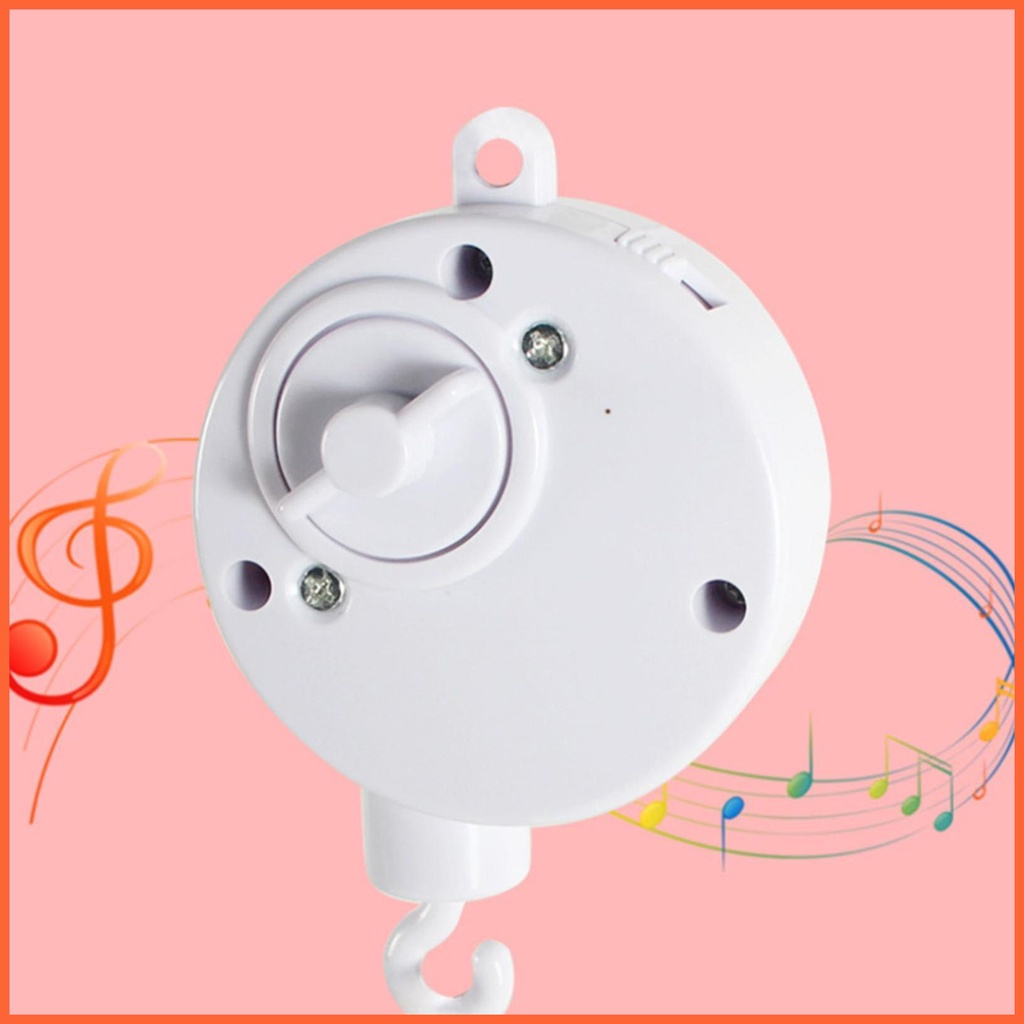 Đồ Chơi Di Động Treo Nôi Em Bé Màu Trắng Đen Mềm Mịn
