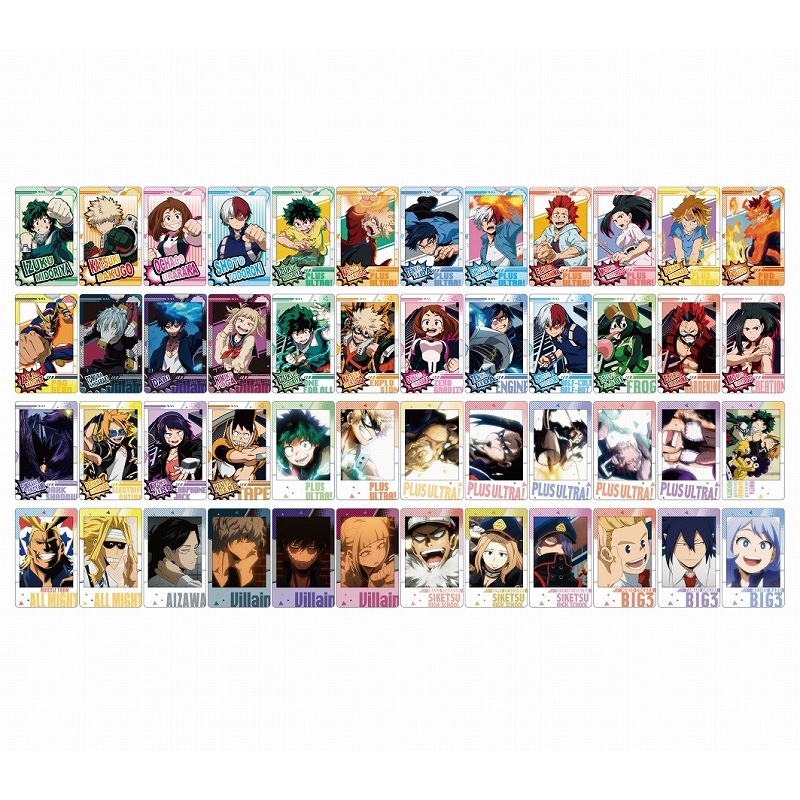 Pack thẻ nhân phẩm My Hero Academia snapmide chính hãng - card MHA