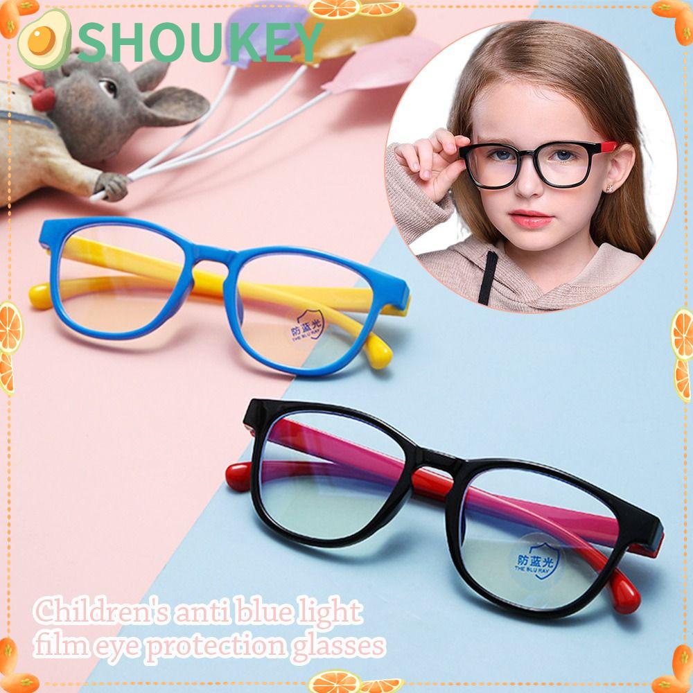 Mắt Kính Chống Ánh Sáng Xanh Siêu Nhẹ Thoải Mái Bảo Vệ Mắt Cho Bé