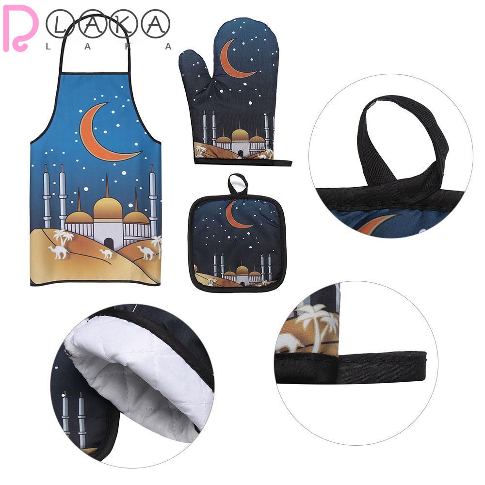 Set 3 Tạp Dề In Hình Chủ Đề Hồi Giáo