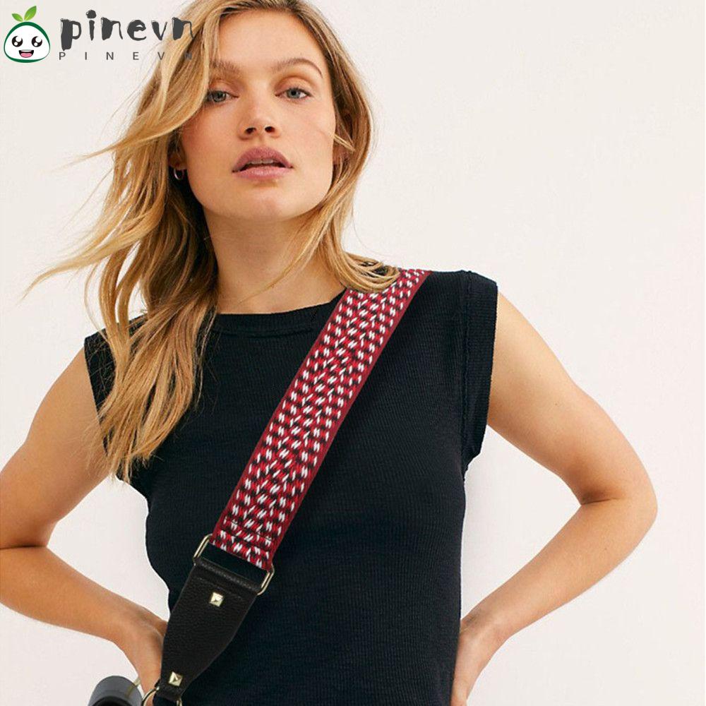 PINEVN Dây Đeo Túi Xách Bằng Nylon Bản Rộng Điều Chỉnh Được Màu Thời Trang