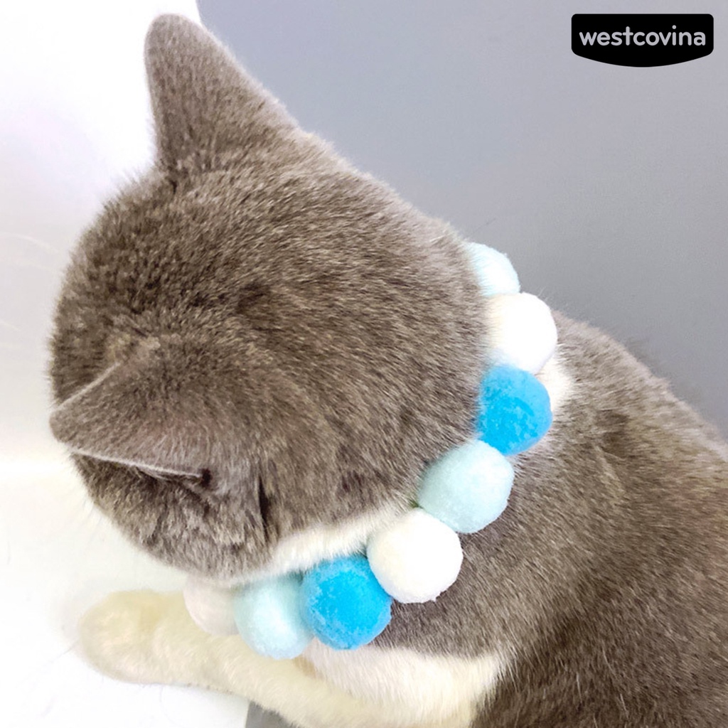 [COD]♞Vòng Cổ Lông Nhung Đủ MàU Cho Thú Cưng