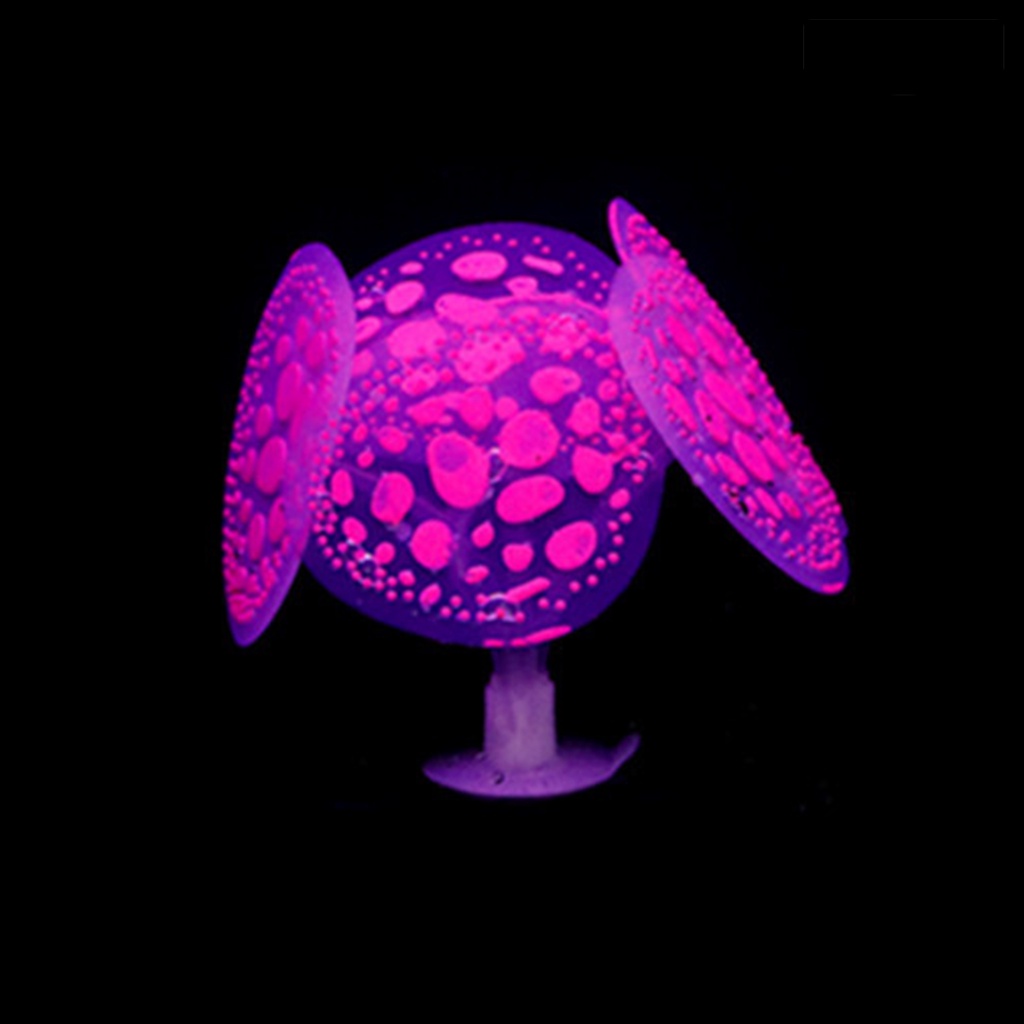 [COD]♞San Hô Silicone Màu Dạ Quang Dùng Trang Trí Bể Cá