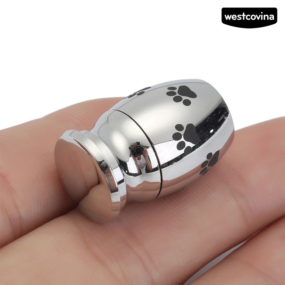 [COD]♞Hộp Đựng Kỷ Niệm Bằng Thép Không Gỉ Họa Tiết Móng Vuốt Thú Cưng
