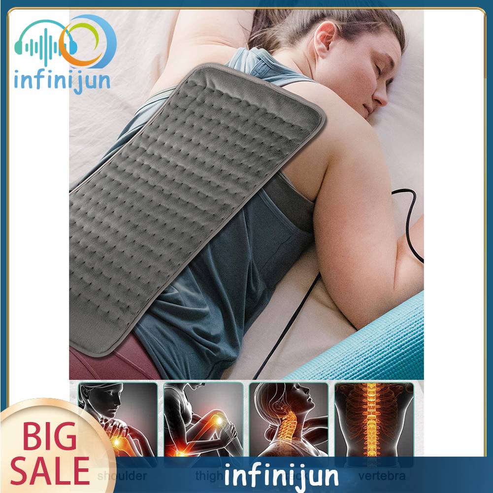 Chăn Sưởi Ấm Giảm Đau Bằng Điện 6 Bánh Răng Tùy Chỉnh Tiện Dụng