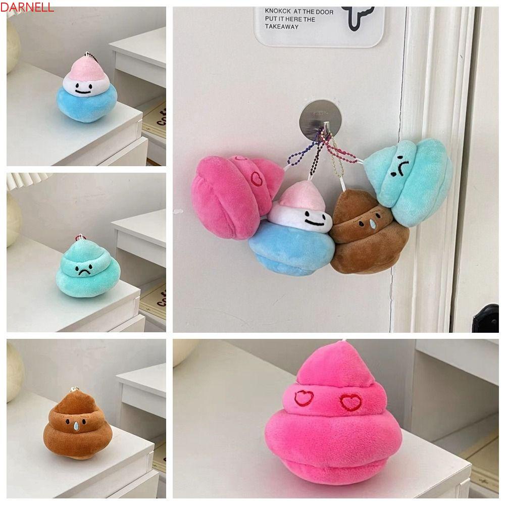 DARNELL Móc Khóa Hình Bánh Macaroon Nhồi Bông Dễ Thương