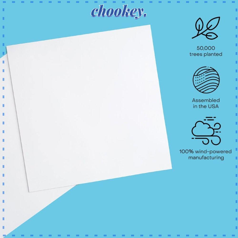 CHOOKEY 2 Gói Giấy Ghi Chú Nhắc Nhở Có Thể Tái Sử Dụng