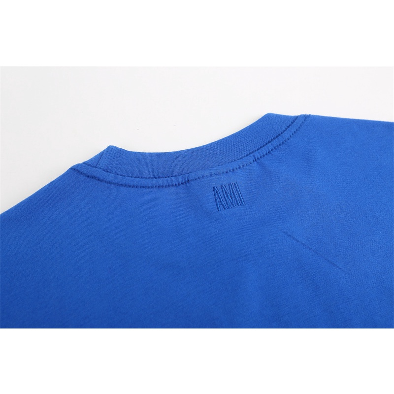 Áo Thun Cotton Tay Ngắn Cổ Tròn Thêu Chữ Nhỏ Thời Trang Dành Cho Cặp Đôi m-i88