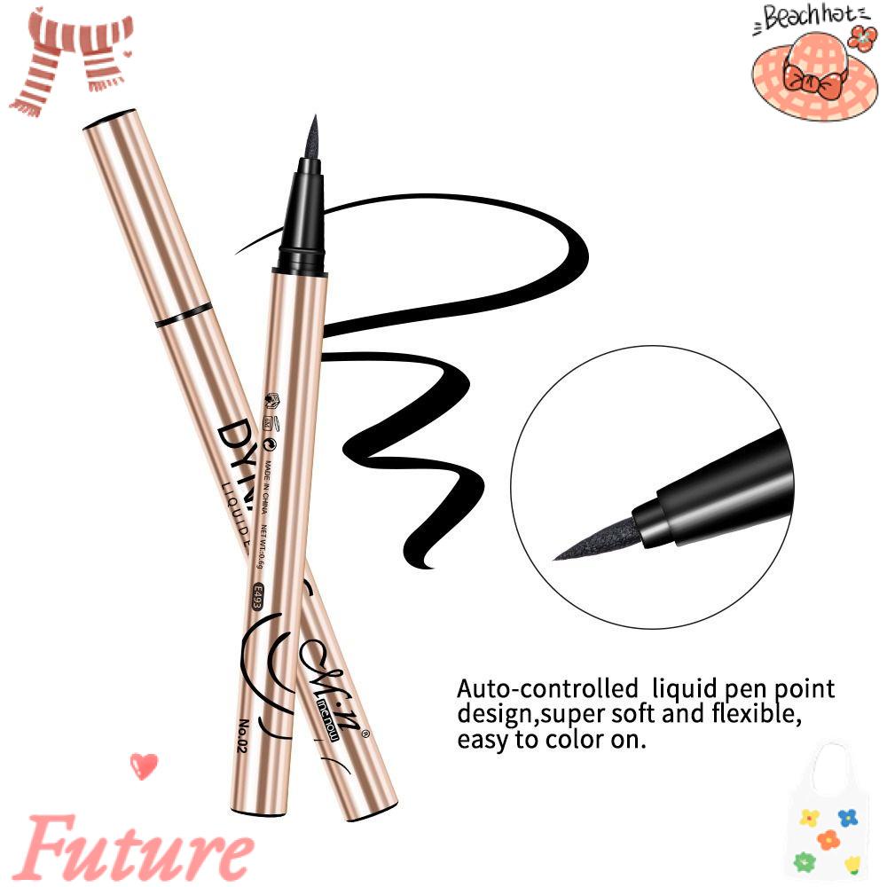 FUTURE Bút Kẻ Mắt Dạng Lỏng Nhanh Khô Màu Nâu Lâu Trôi