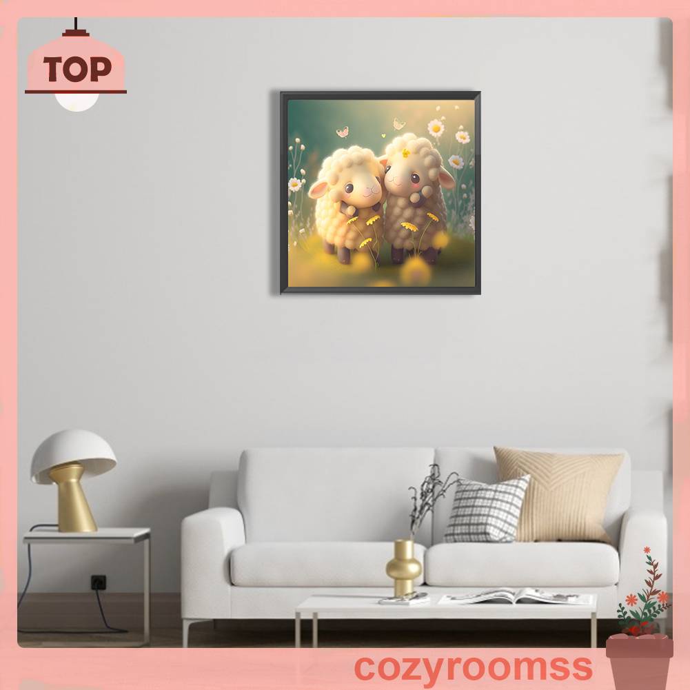 Tranh Đính Đá Kim Cương Toàn Bộ 5D DIY Hình Vẽ Động Vật