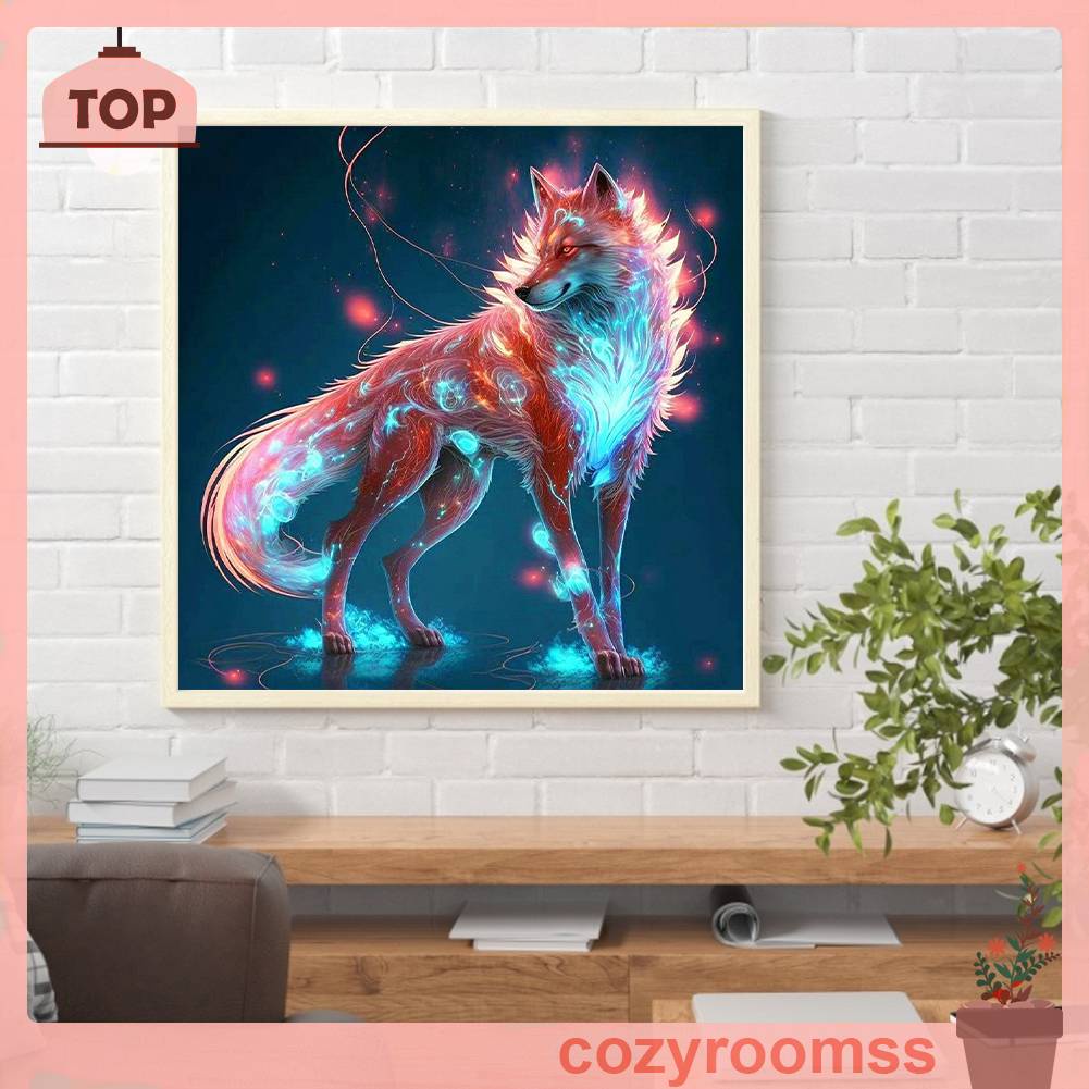 Tranh Đính Đá Kim Cương Toàn Bộ 5D DIY Hình Vẽ Cáo