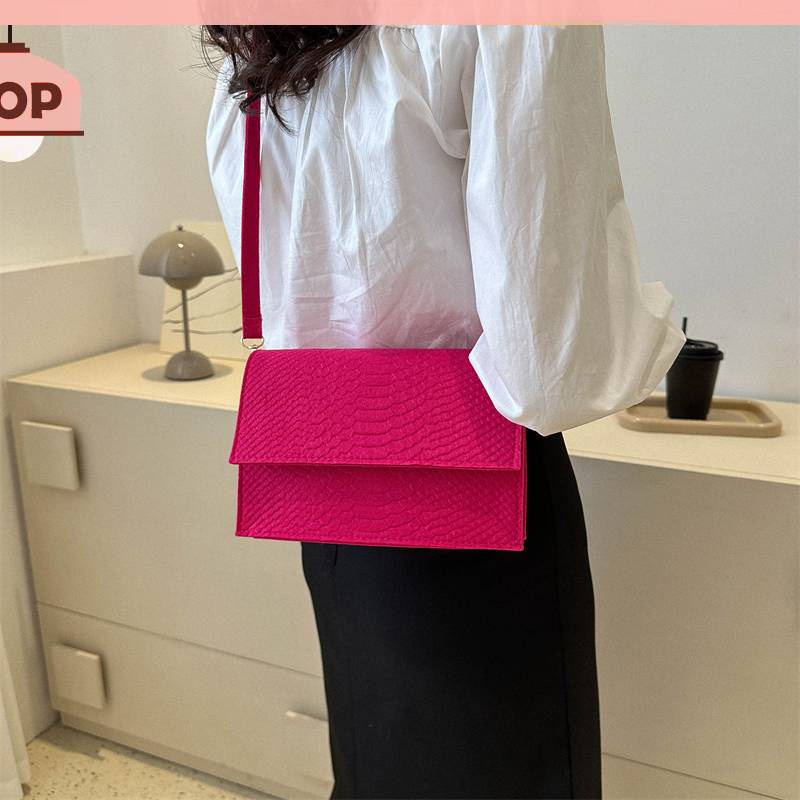 Túi Đeo Chéo Nắp Gập Thanh Lịch Cho Nữ