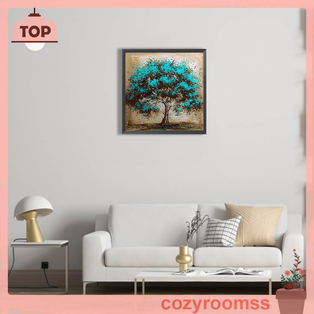 Tranh Đính Đá Kim Cương Toàn Bộ 5D DIY Hình Vẽ Cây