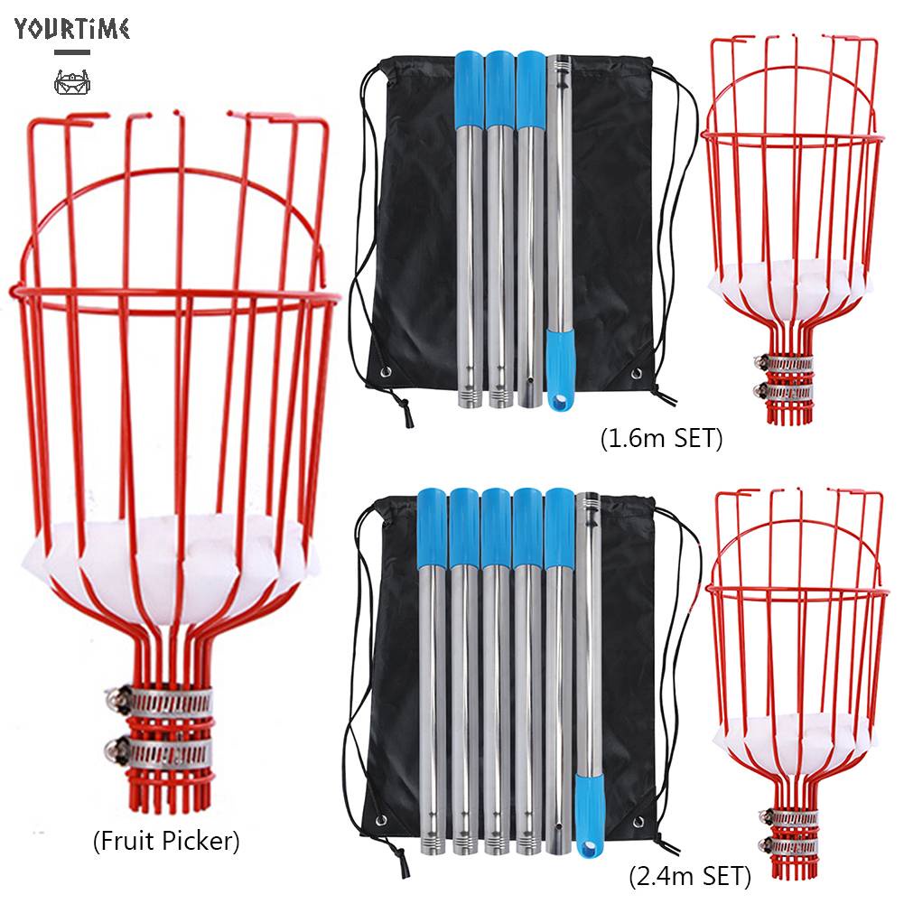 Dụng Cụ Nhặt Trái Cây Bằng Thép Không Gỉ