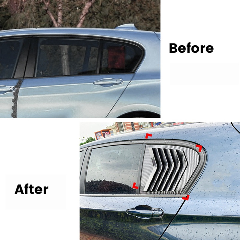 Miếng Dán Cửa Sổ Sau Hình Tam Giác Cho Xe Hơi BMW 1 Series F20 118I 120I 2011-2019 Sự Bảo Vệ