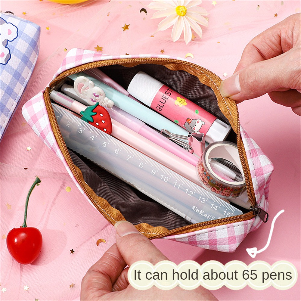 Túi Đựng Bút Họa Tiết Hoạt Hình Dễ Thương Cho Bé Gái