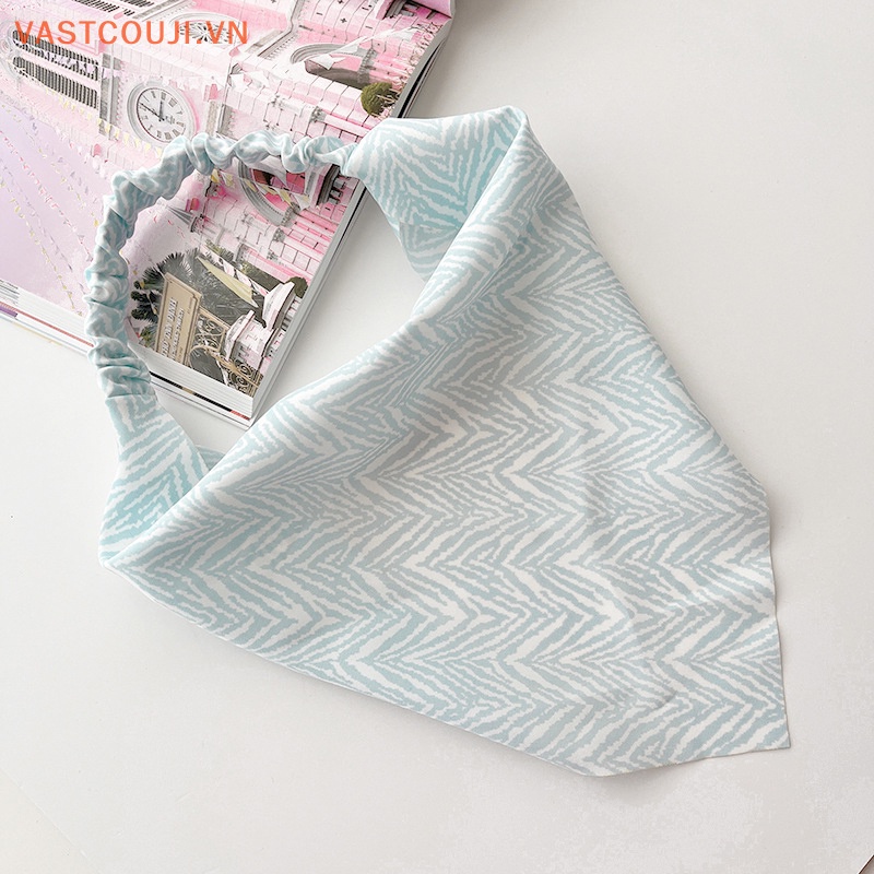 Băng Đô Co Giãn Họa Tiết Sọc Thời Trang Dễ Phối Đồ Cho Nữ