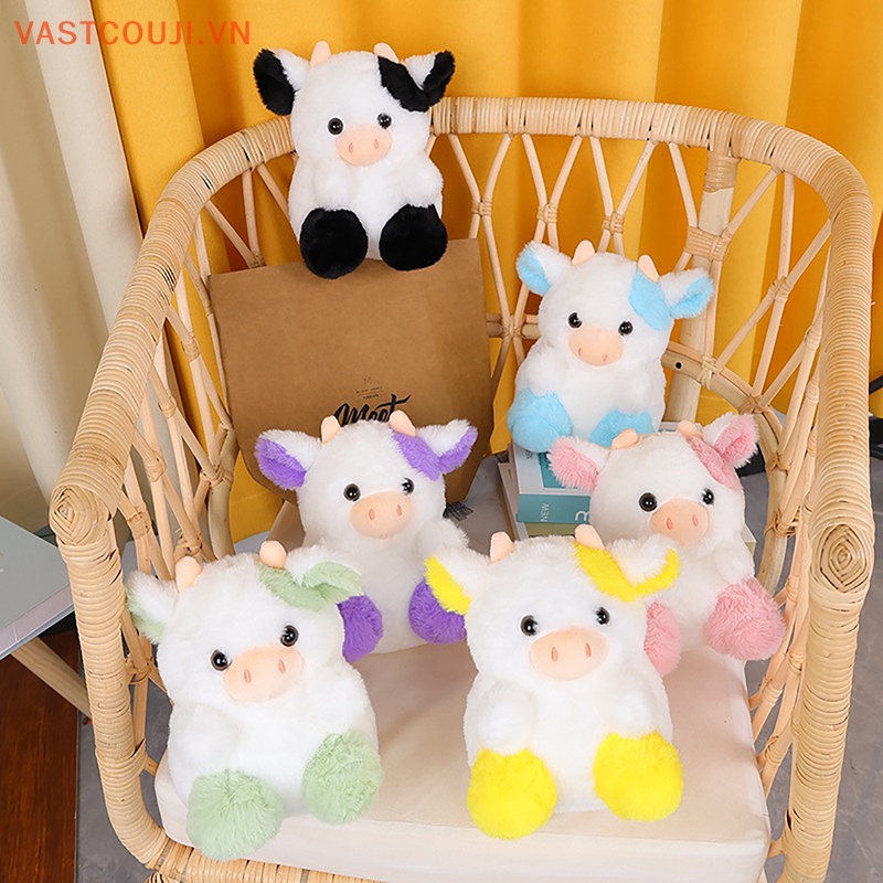 Bò Nhồi Bông 20CM Mềm Mại Dễ Thương Cho Bé