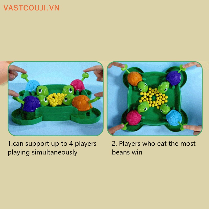 Bộ Trò Chơi Rút Đậu Nuôi Rùa VASTJI Hungry Vui Nhộn Cho Bé