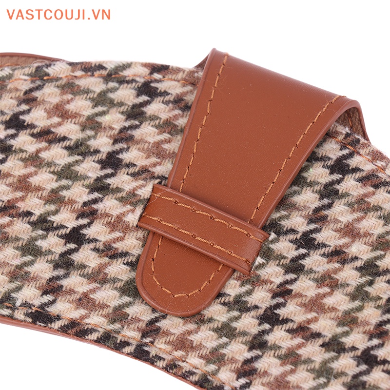 1 Túi Đựng Bảo Vệ Mắt Kính Họa Tiết Kẻ Sọc Độc Đáo Thời Trang