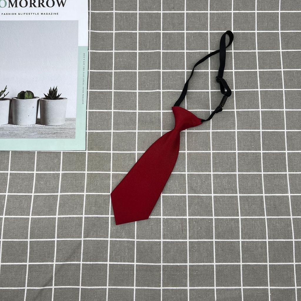 Cà Vạt Nhỏ Màu Trơn Xinh Xắn Cho Bé