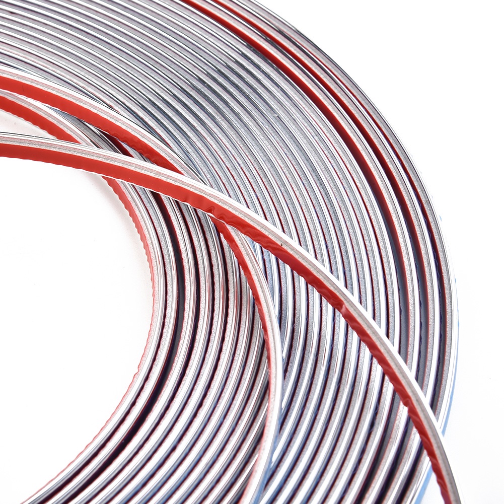 Dải Chrome PVC Mềm Linh Hoạt Màu Bạc Chuyên Dụng Cho Trang Trí