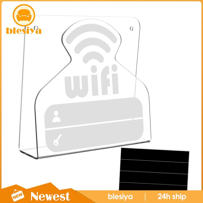 Biển Báo Bằng Acrylic Trong Suốt Có Thể Tái Sử Dụng Cho Khách Sạn [Blesiya]