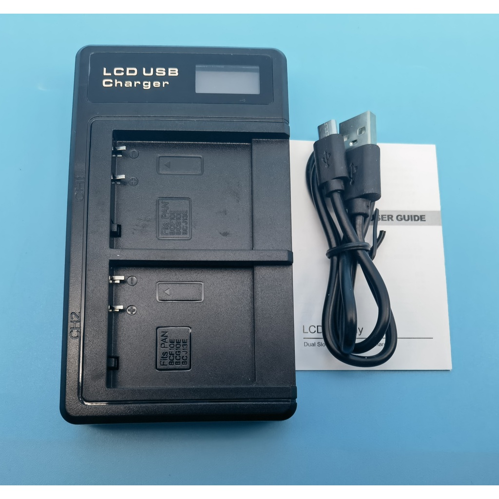 1 Chiếc DMW-BCK7 DMW-BCK7E LCD USB Pin Sạc Cho Panasonic Cho Lumix DMC-FP5 DMC-FP7 DMC-FH2 DMC-FH5 F