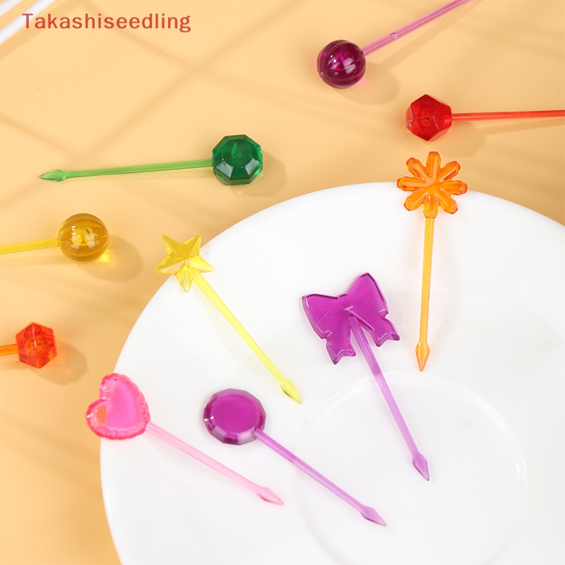 Bộ 15 Nĩa Ăn Trái Cây / Thức Ăn Mini Dễ Thương Cho Bé