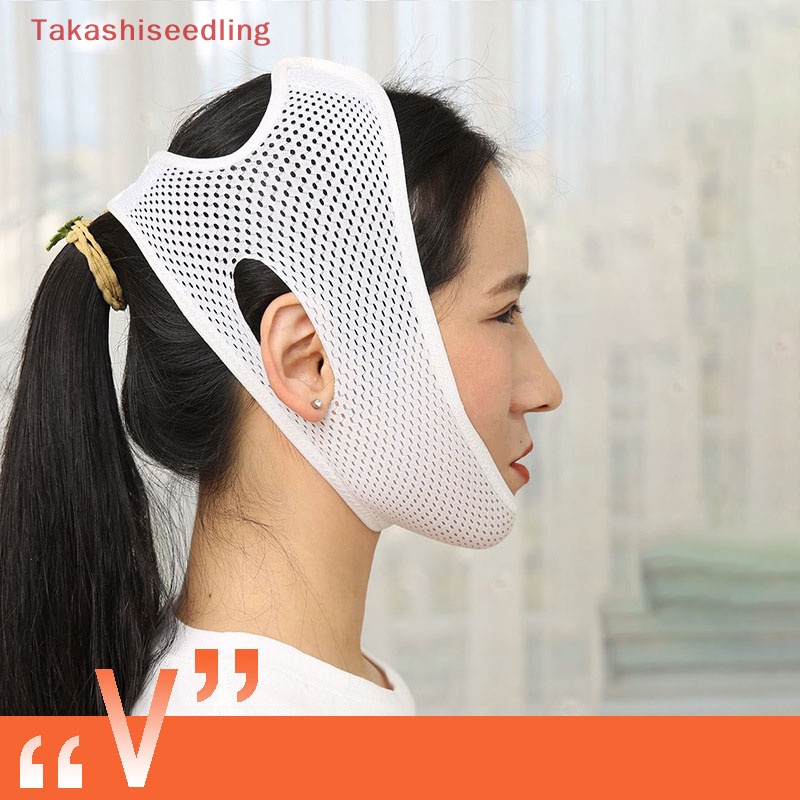 (Takashiseedling) Mặt Nạ Ngủ Mỏng Mạnh Mẽ Che Mặt Và Cằm Đôi