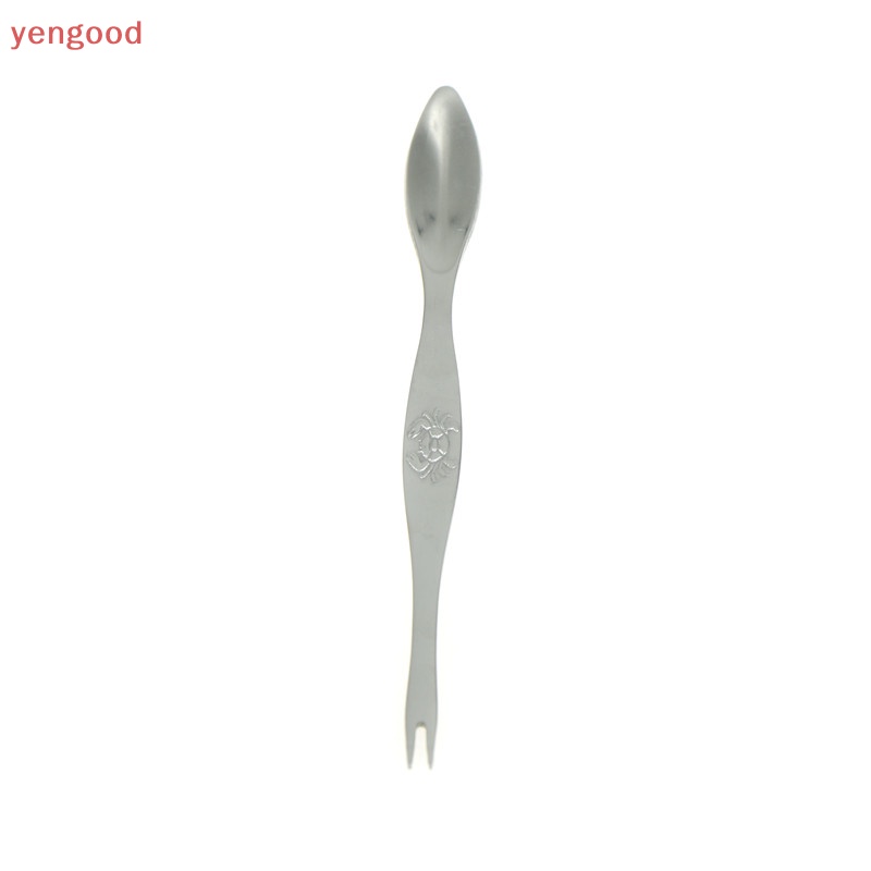 (YGD) Nĩa Ăn Trái Cây Hình Cua Biển Bằng Thép Không Gỉ