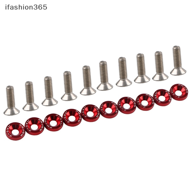 FENDER [ifashion365] 10 Tấm Chắn Bùn / Vòng Đệm Động Cơ Bằng Nhôm M6 JDM