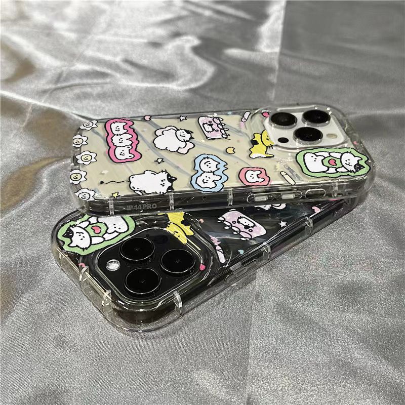 Ốp Điện Thoại Mềm Trong Suốt Họa Tiết Hoa Nhỏ Xinh Xắn Cho Iphone 1312sins 7xr11 / 8iPhone14promax