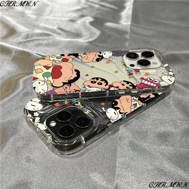 Ốp Điện Thoại Dẻo Trong Suốt Họa Tiết Hoạt Hình Cậu Bé Bút Chì Cho Iphone 7 / 1312 xriPhone14promax /ins / plus 8 11 CA7W