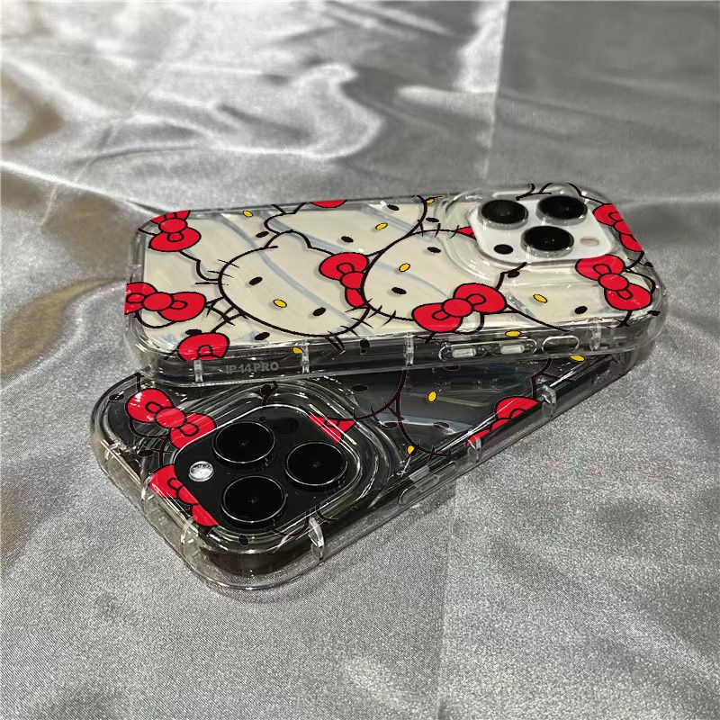 Ốp Điện Thoại Dẻo Trong Suốt Họa Tiết Hoạt Hình Mèo Kitty Dễ Thương Cho Iphone14Promax plussins8 1312 / / 117