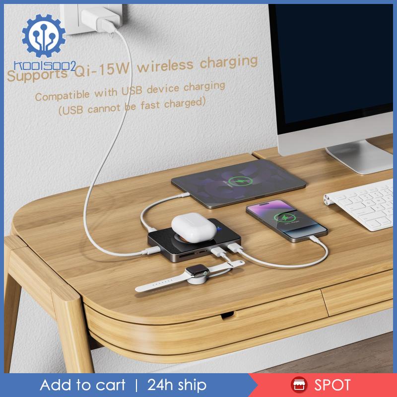 Bộ Chuyển Đổi Hub 15W USB C Sang Type TF Koolsoo2