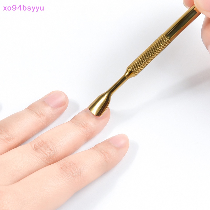 1 Dụng Cụ Làm Móng Bằng Thép Không Gỉ Hai Đầu Chống Trượt xo94bsyyu