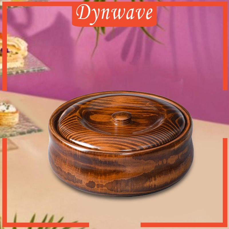 Tô Gỗ Hình Tròn Đa Năng Có Thể Tái Sử Dụng