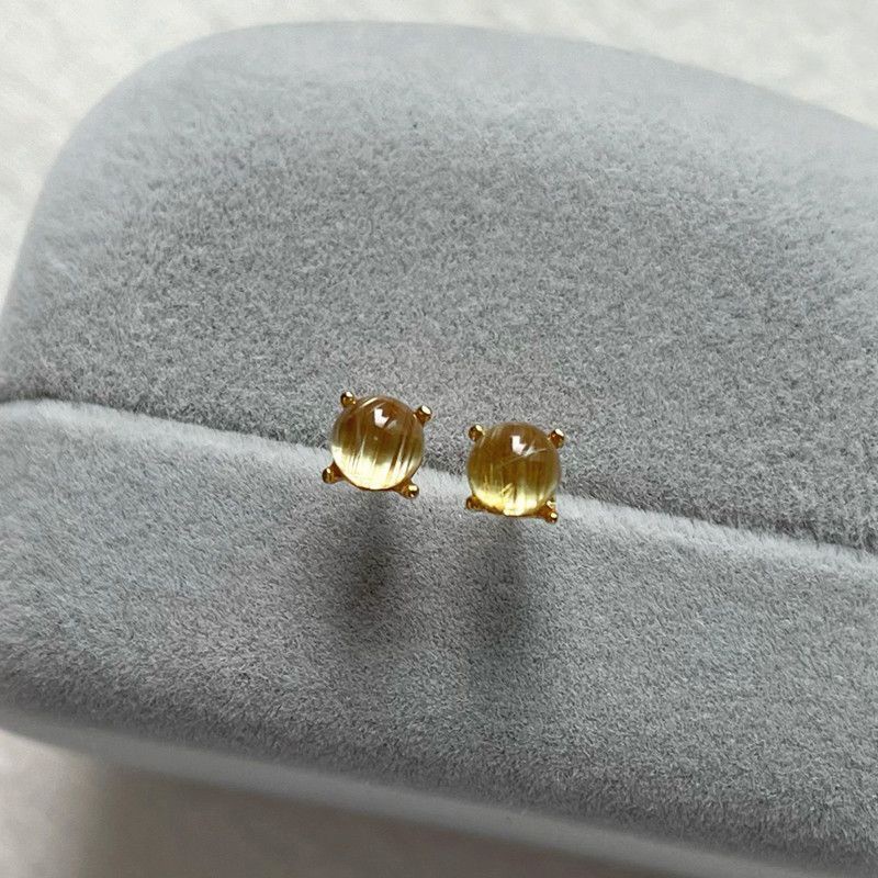 ♥ Bông Tai Bạc 925 Đính Hạt Pha Lê Trong Suốt Mini Đơn Giản Thời Trang Dành Cho Nữ