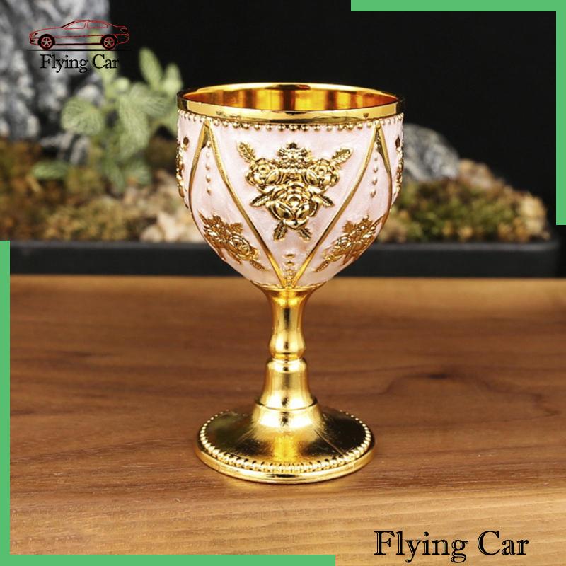 Cốc Uống Nước Mini 30ml Bằng Hợp Kim Phong Cách Châu Âu Cổ Điển