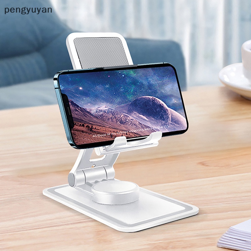 [pengyuyan] 360 Độ [pengyuyan]° Rotag Giá Đỡ Điện Thoại / Máy Tính Bảng Để Bàn Có Thể Gấp Gọn Mang Đi Tiện Dụng